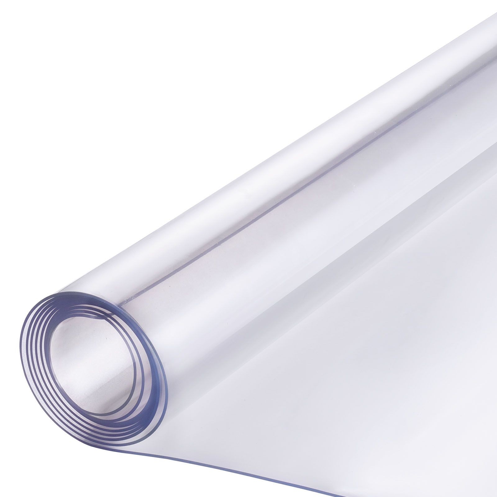Plastic Table Cover, 24 x 96 Inch 1.5 mm Thick Clear Table Protector, Rectangle