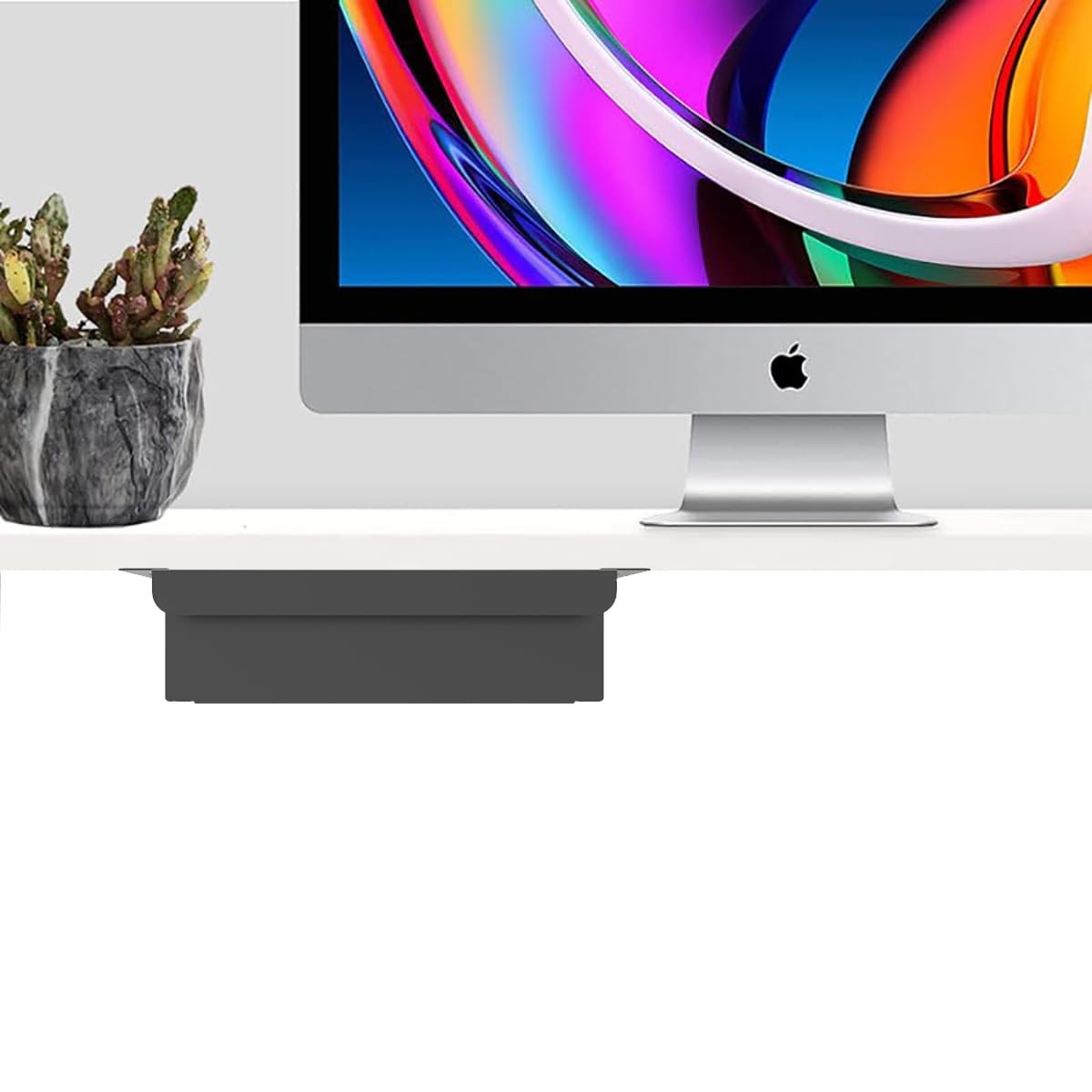 Under Desk Mounted Sliding Pull-Out Drawer for Office Desk or Table – Storage…