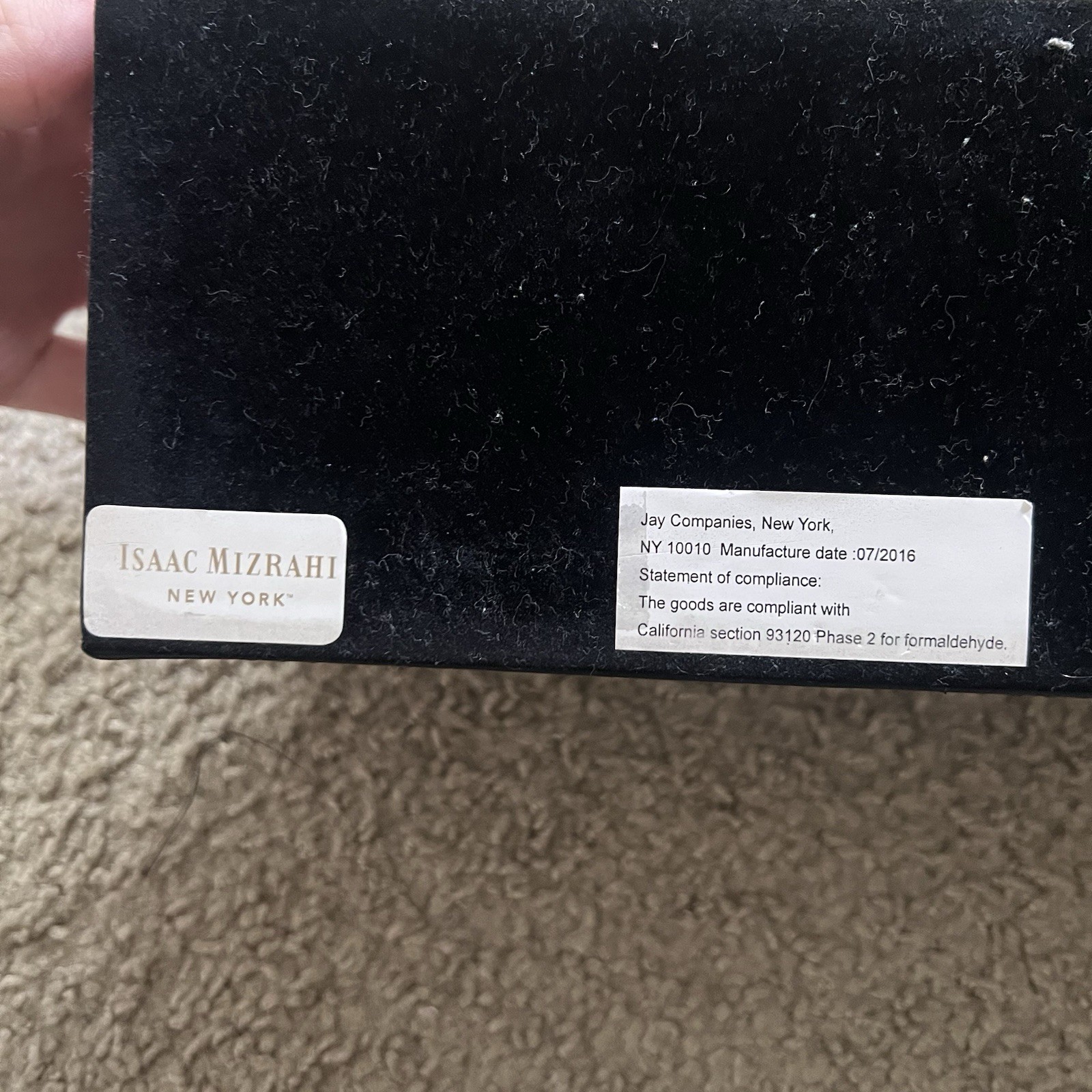 Issac Mizrahi Faux Leather Desk Organizer