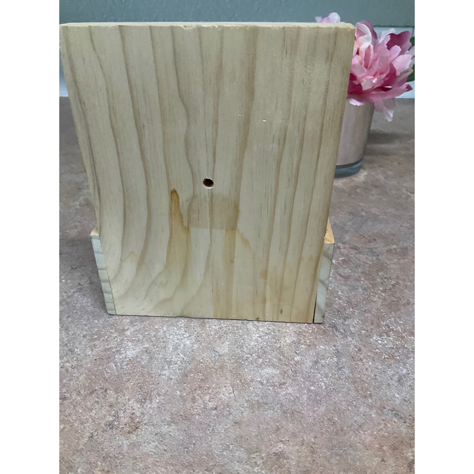 Vintage Wooden Apple Alphabet Teacher Desk Organizer Crate Schoolhouse Decor