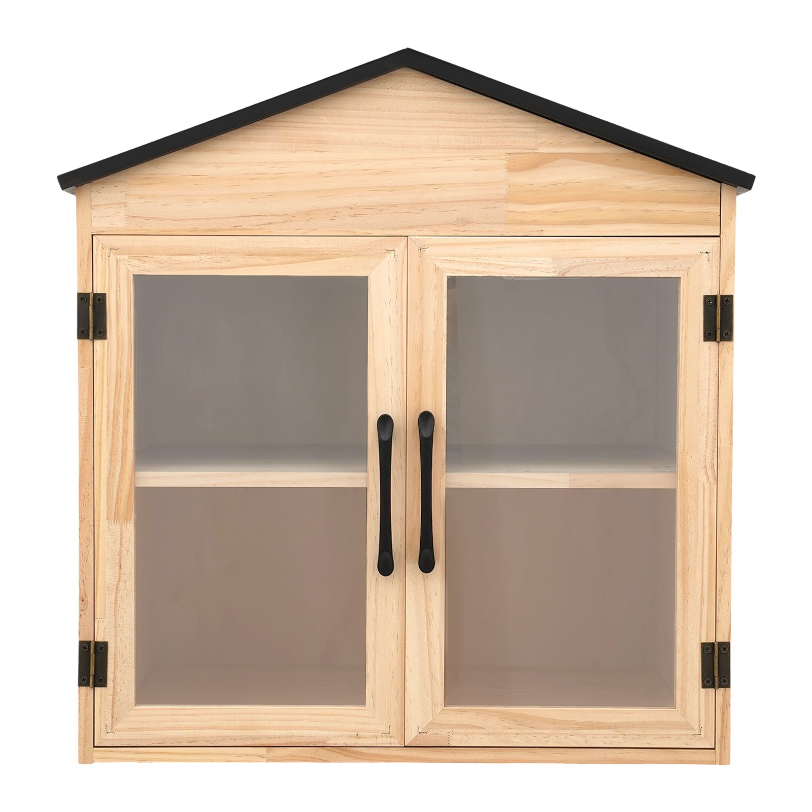 Outdoor Library Book Box Storage Wood Color Wooden Cabinet Little Literature Box