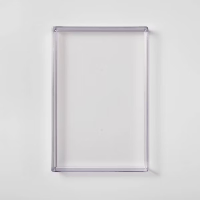 Large 12″x8″x2″ Plastic Organizer Tray Clear