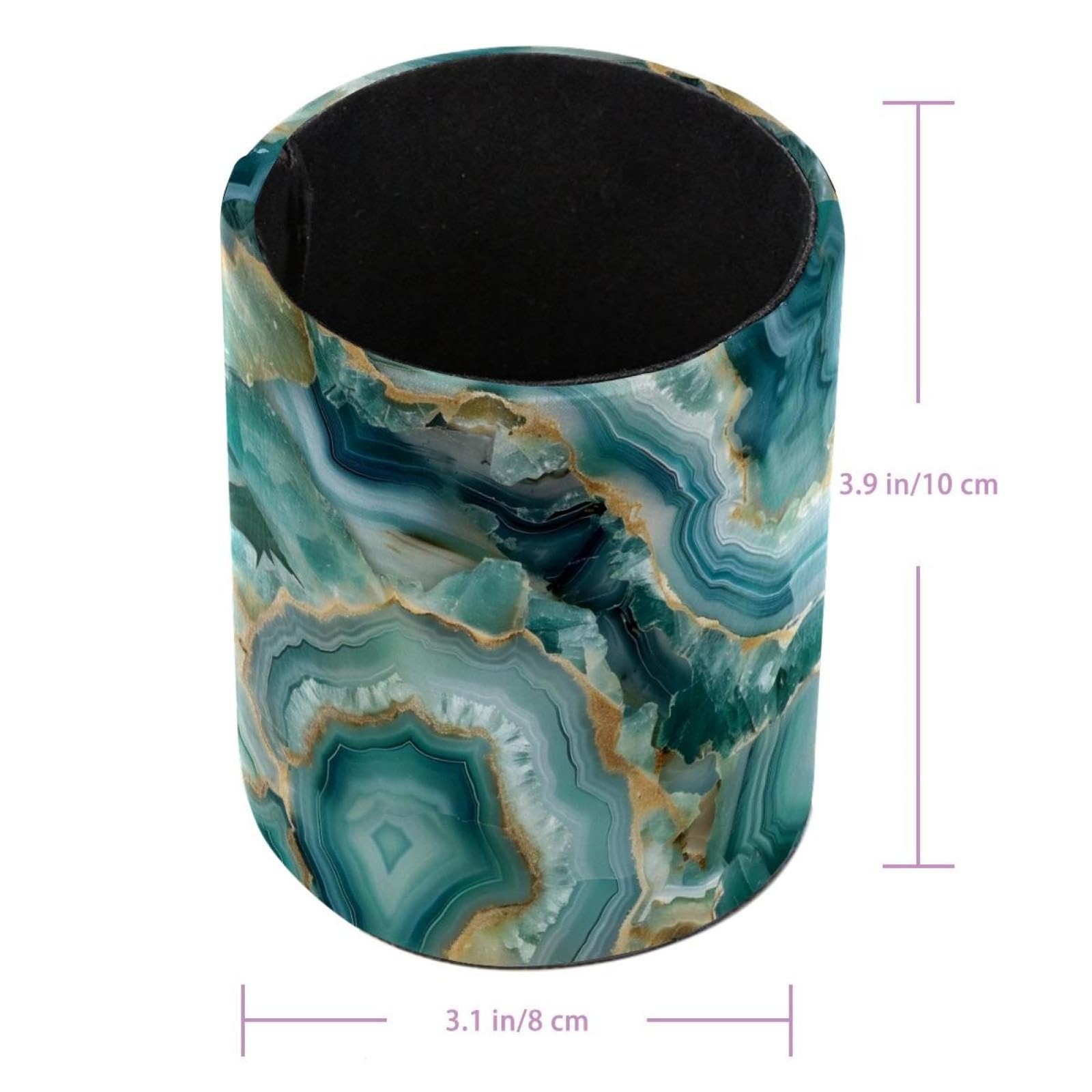 Ceramic Pen Holder Makeup Brush Organizer Storage for Office Home Desk