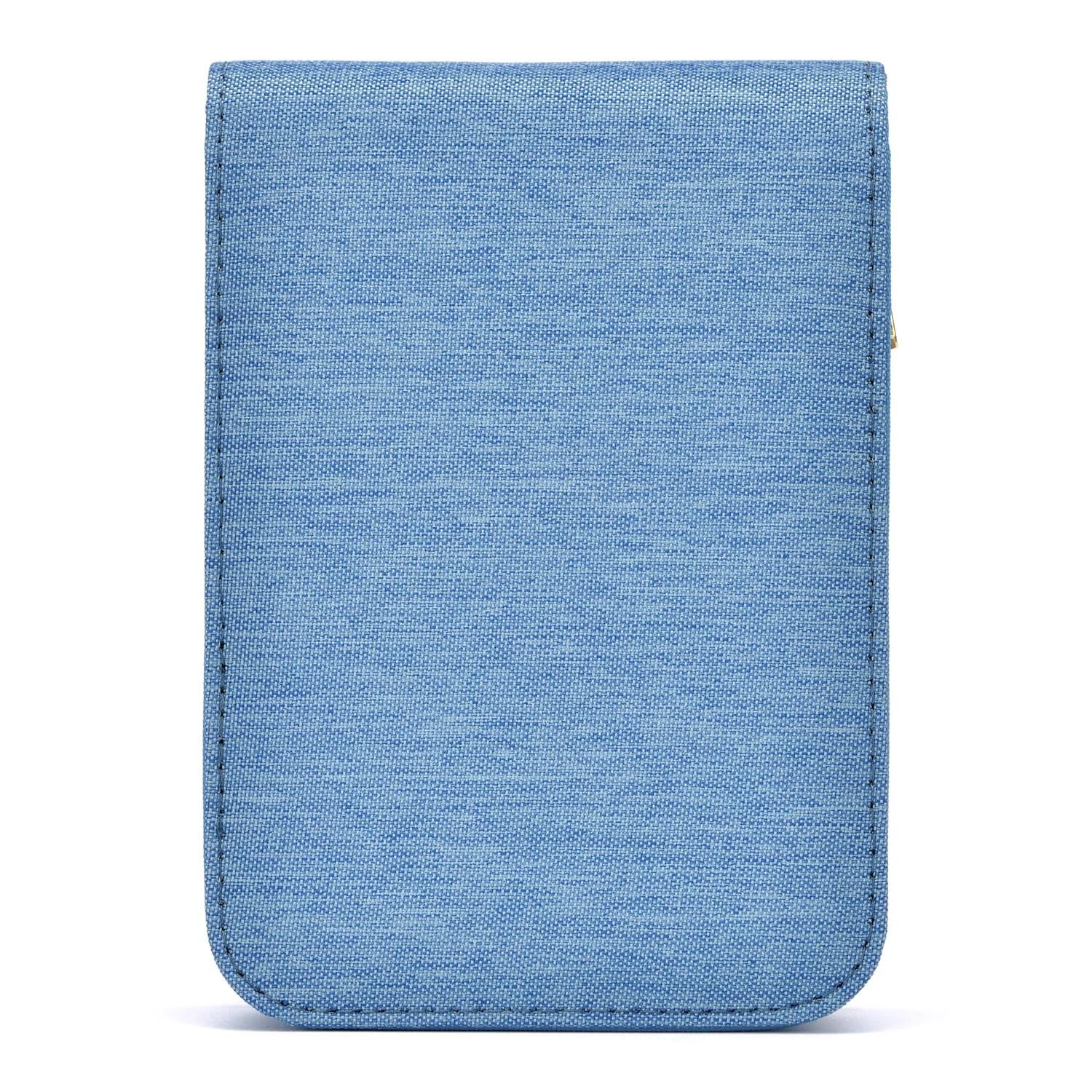 12 Fountain Pen Case, Rollerball Pen Case Blue Color, Waterproof Canvas Pen D…
