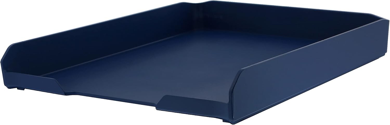 Bostitch Office Konnect Letter Tray, Fits 9.75″ x 12″ Sized Documents, Blue