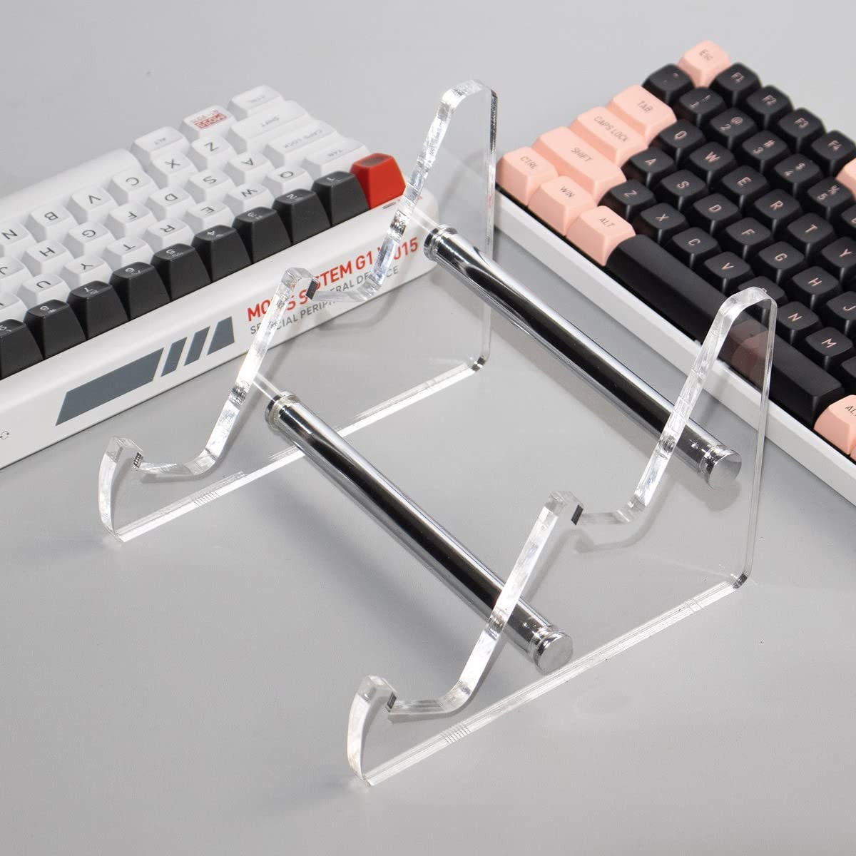 Sumgsn Keyboard Display Stand, Storage Holder, White