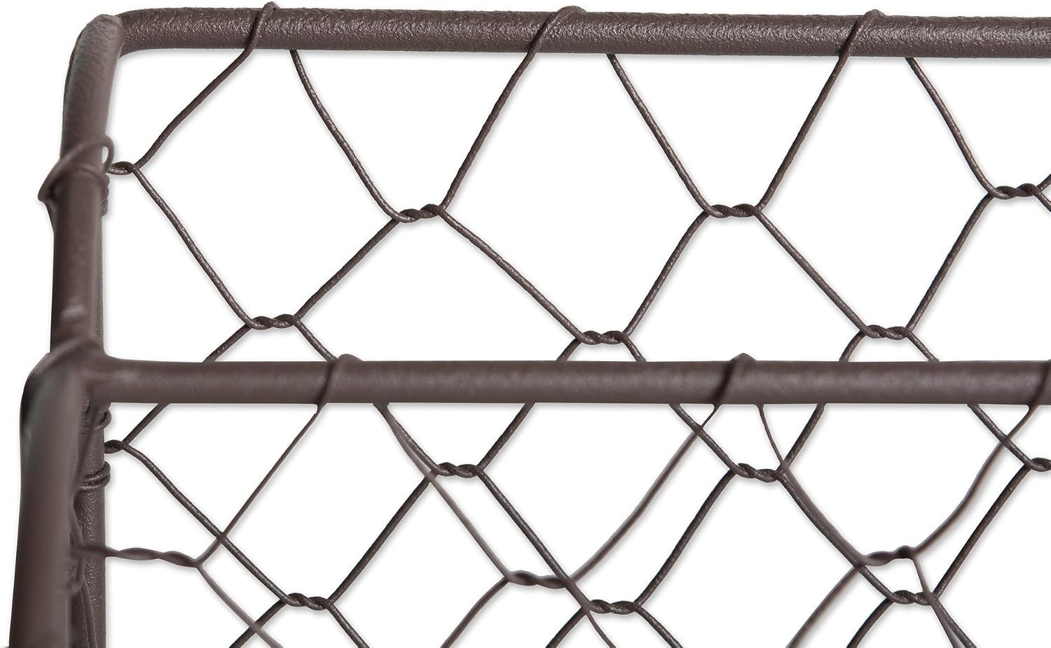 Farmhouse-Inspired Metal Letter Holder with Chicken Wire Design for Tidy Spaces
