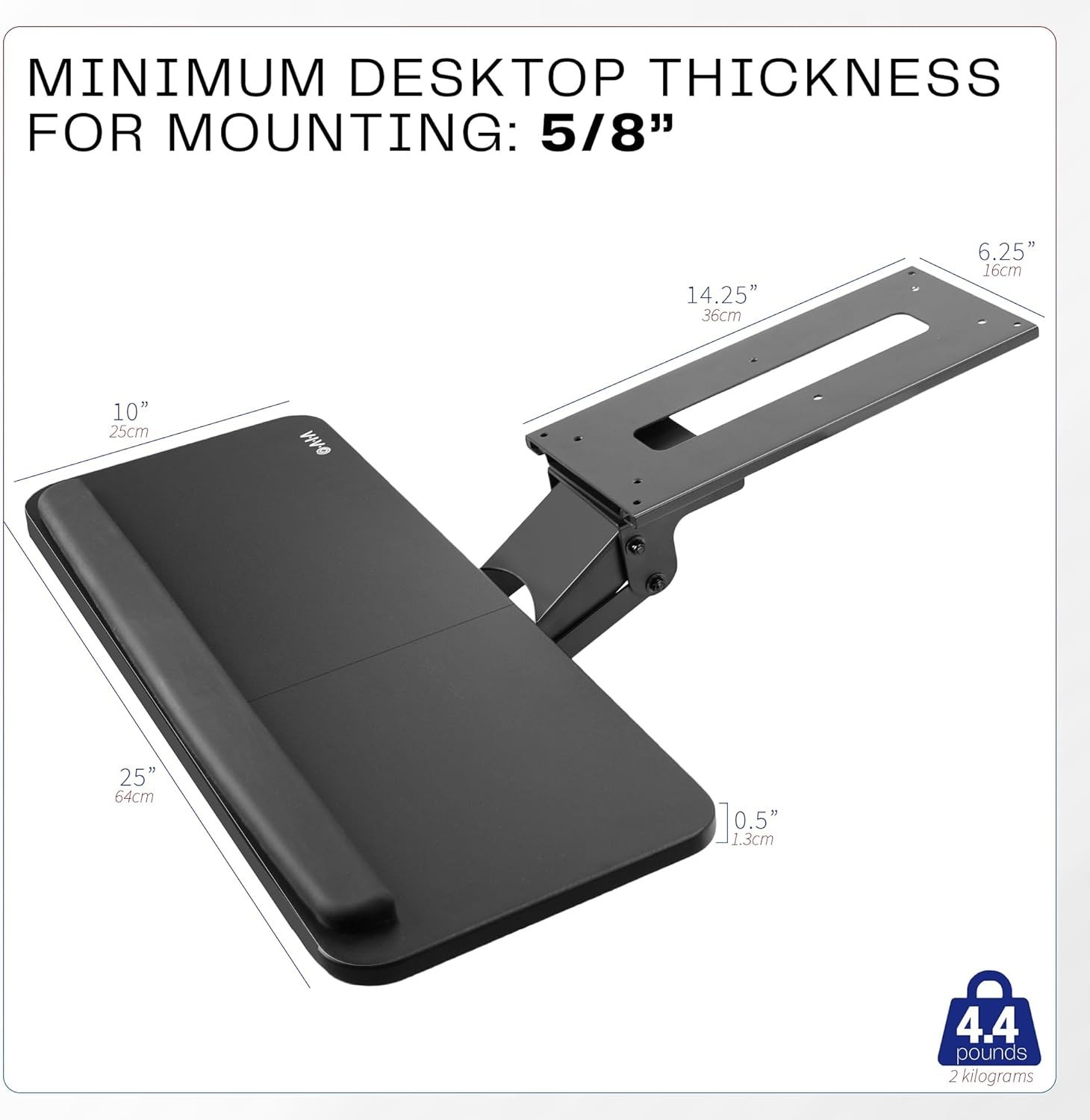 BRAND NEW VIVO ADJUSTABLE COMPUTER KEYBOARD & MOUSE TRAY