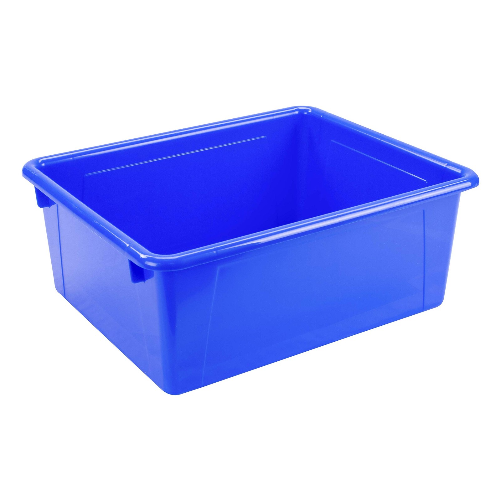 Storex Letter Size Deep Storage Bin Non-Snap Lid For Classroom Office And Home