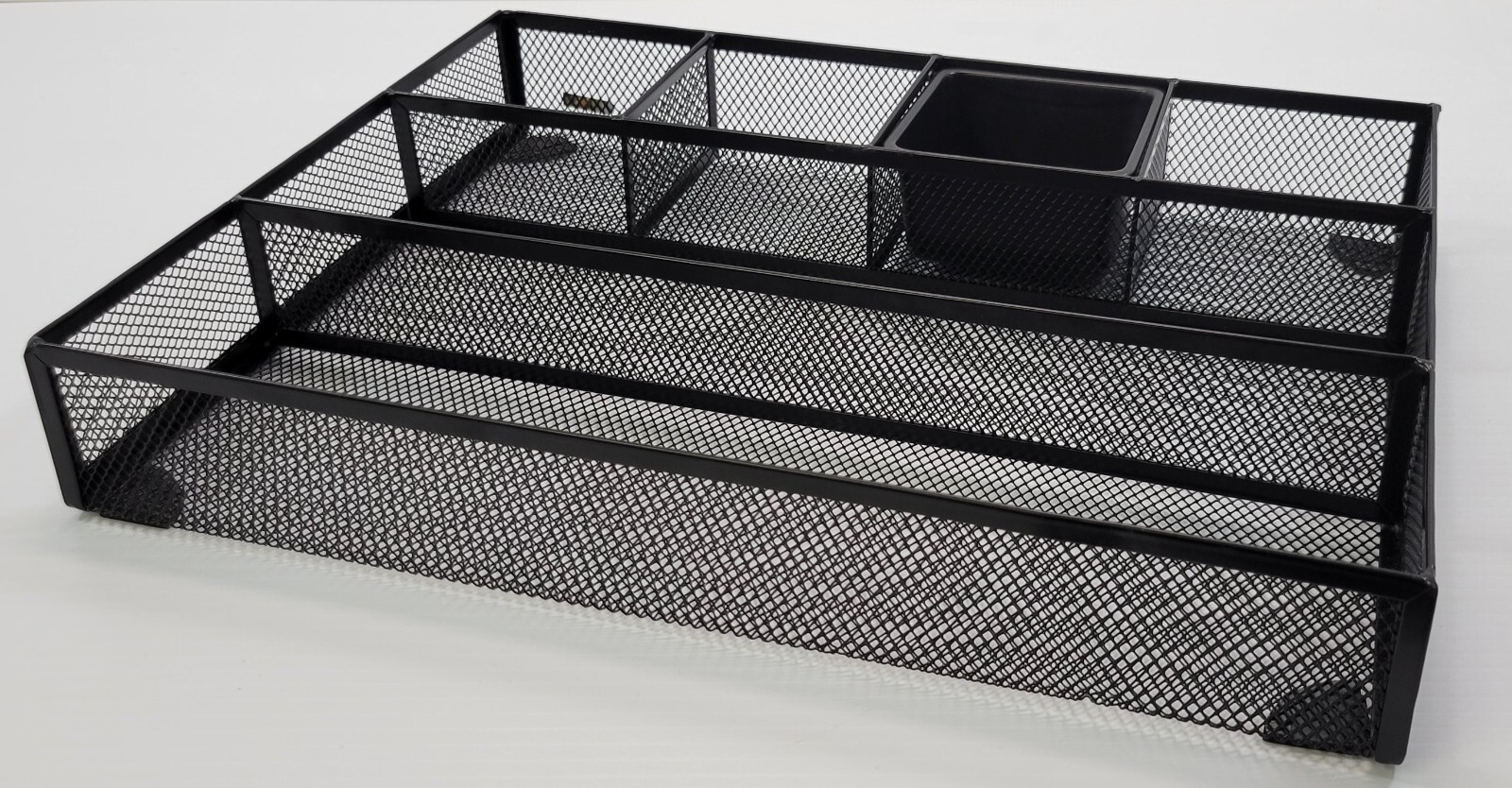 *H) 5 Piece Rolodex Mesh Office Desk Supply Organizer Caddy Sorter Business Set