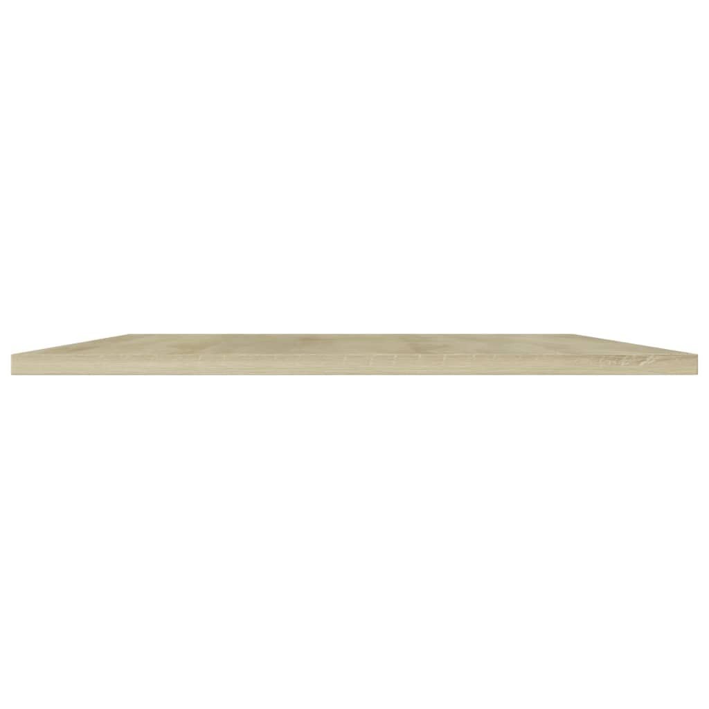 Engineered Wood Bookshelf Boards in Sonoma Oak, Set of 4 – Versatile, Easy-to…