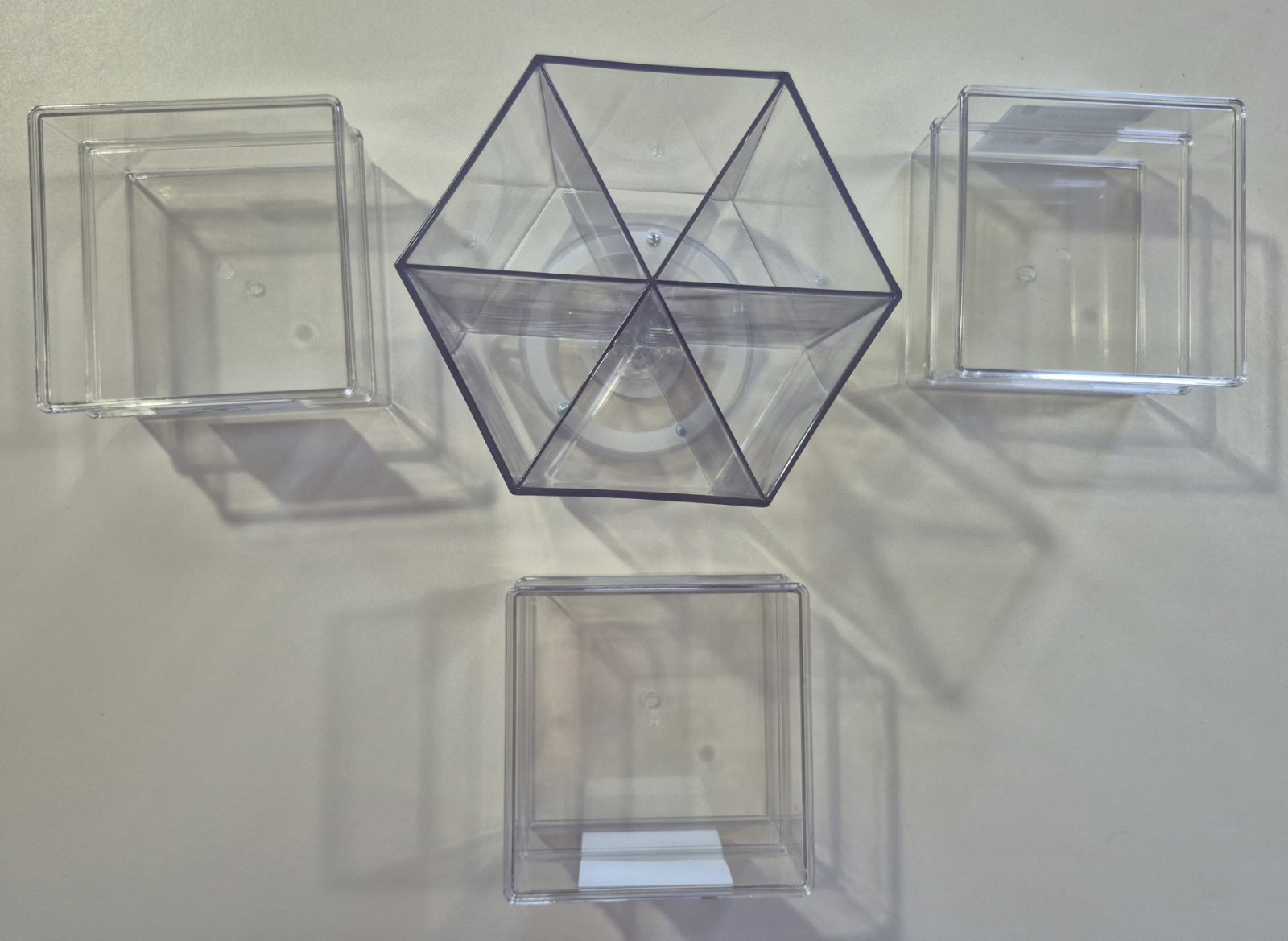 7 Pieces Clear Desk Organization Set
