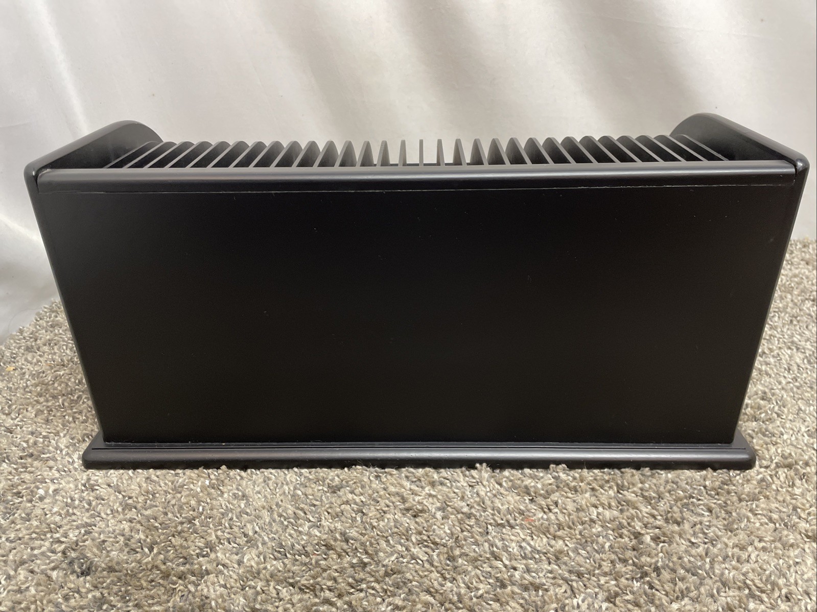 Black Wood Bill Organizer Mail Sorter Desk Organizer with 31 Slots & Drawer