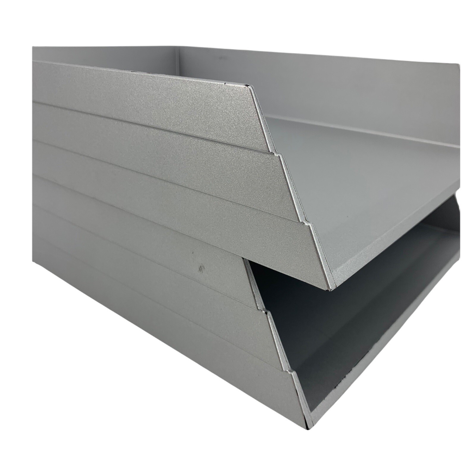 Status Raul Barbieri Italy Modern Polymer Set 2 Tray Letter File Folder Rexite