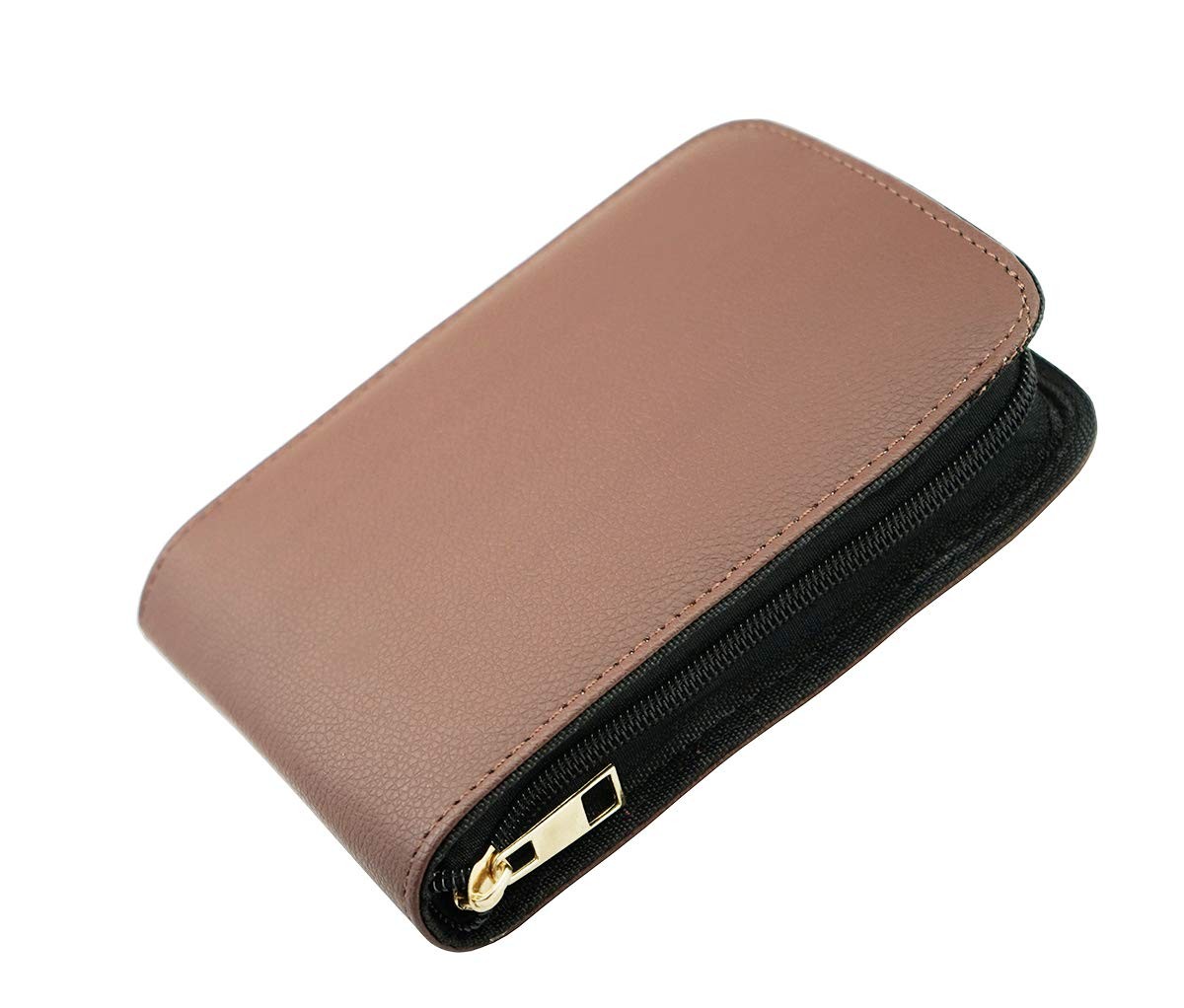 12 Fountain Pen Case PU Leather, Rollerball Pen Display Holder Bag, Pouch Lar…