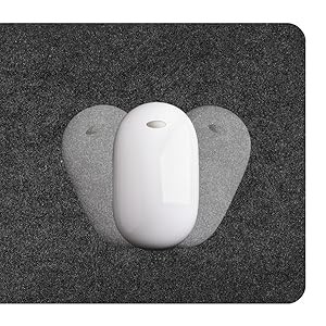 Large Felt Desk mat 36×12 inches, with Non-Slip Full Desk Mouse Pad,Office
