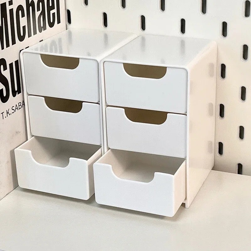 3-Tier Desk Organizer with Drawers for Office, Jewelry & Cosmetics Pack of 1