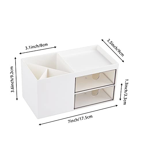 Office Desk Organizer with Drawer Card Pen Holder