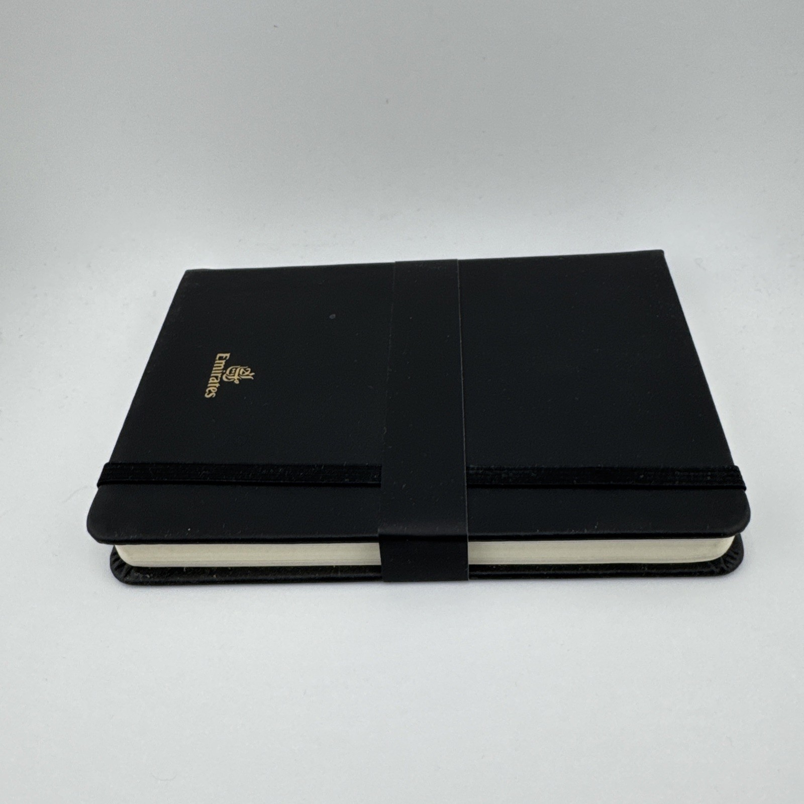 Emirates Airline Executive Desk Set – Black Leatherette Notebook & Base