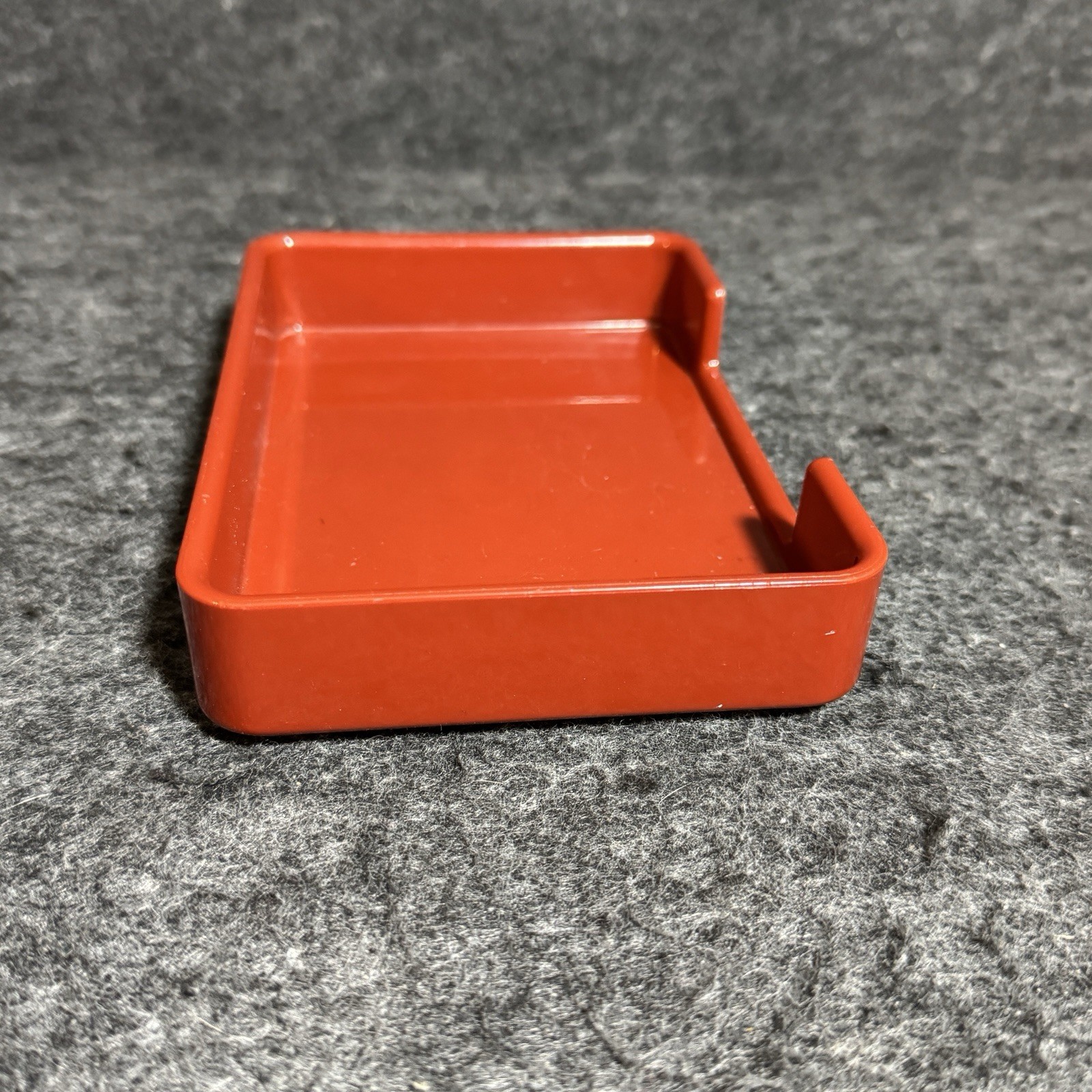 VTG MCM Smokador Memo Box No-205 Small Burnt Orange Retro Rare