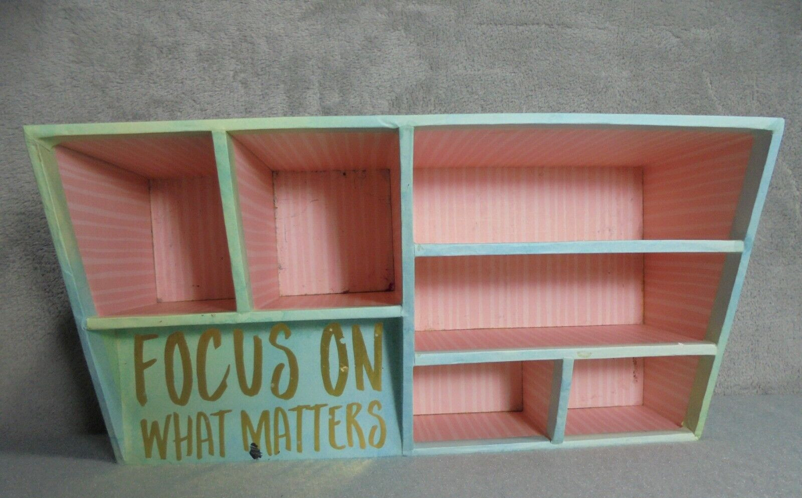 Ashland Decorative Box Office Desk Organizer Cardboard Letter Mail Clips Floral