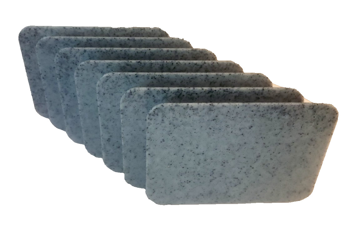 Vtg Eldon Office Products Gray Speckled Plastic Mail Rack Desk Organizer 6 Slots