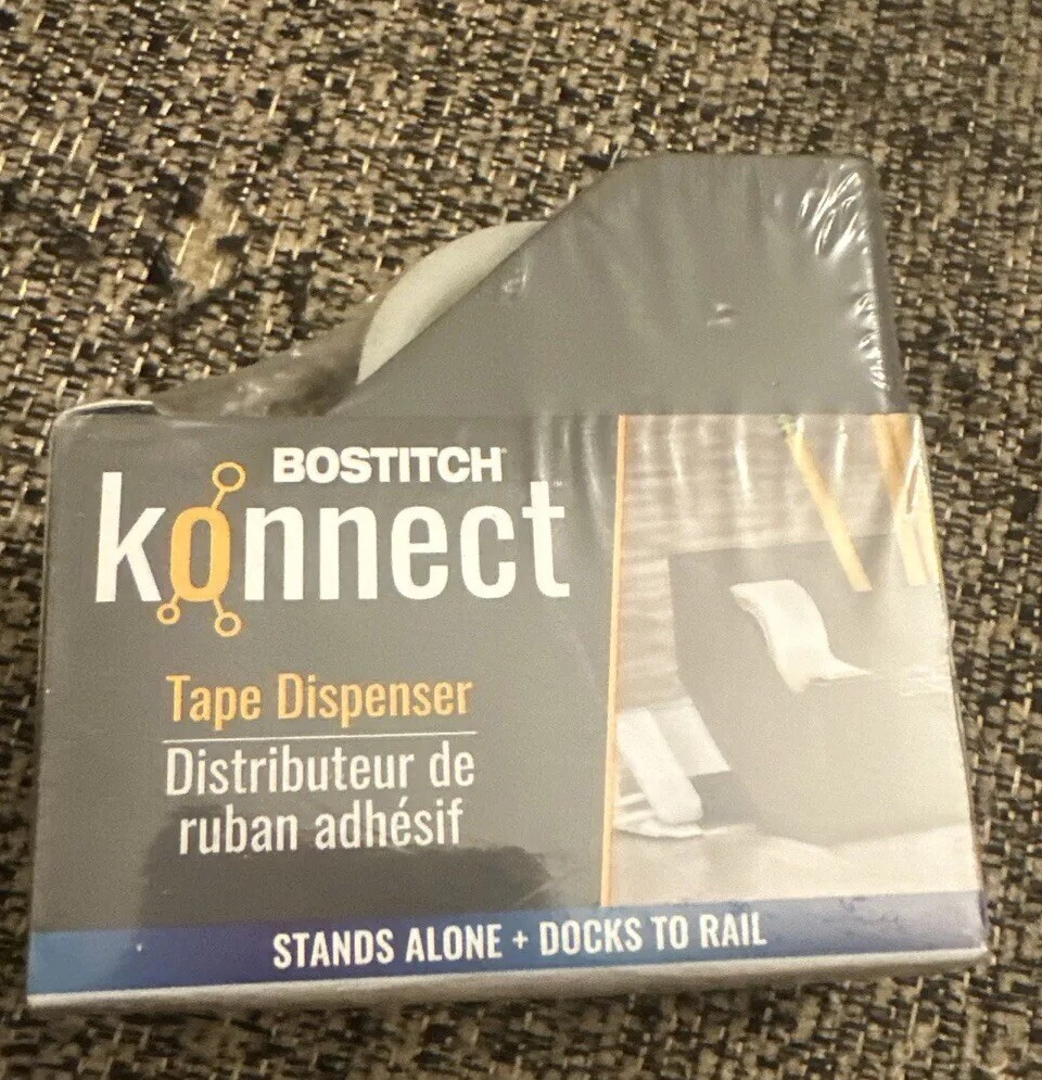 Bostitch Konnect PlasticTape Dispenser with KT-TAPE-gray. New In Packaging.