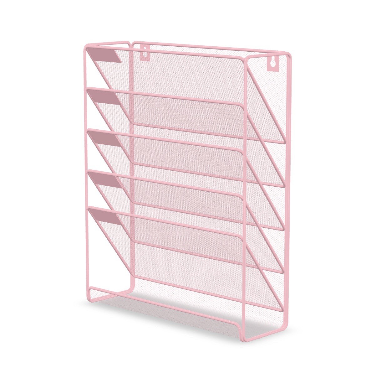 EASEPRES Desk File Organizer Mesh 6-Tier, Hanging Wall Mount