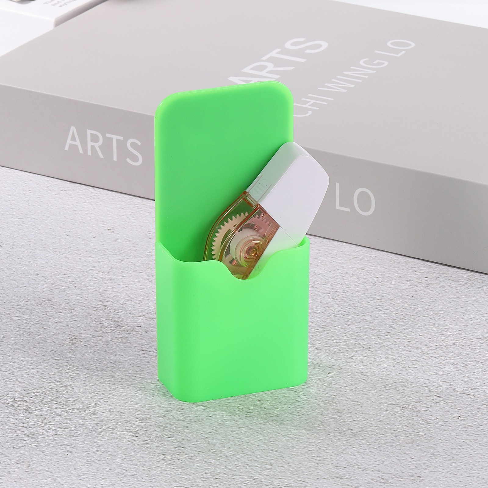 Magnetic Pen Holder for Refrigerator, 2 Pack 120x57mm Dry Erase Organizer White