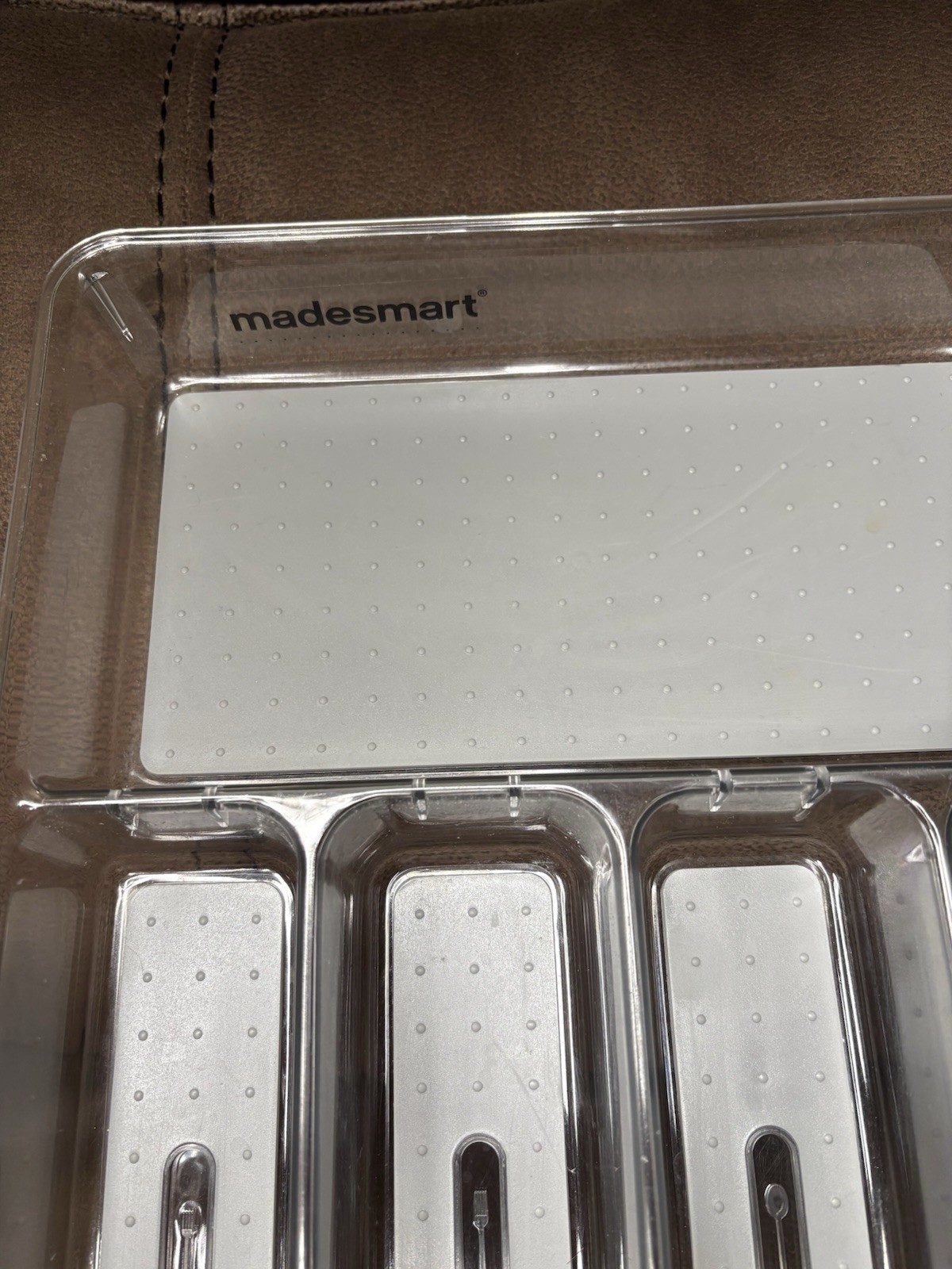 madesmart 95006-1 Plastic Desktop Organizer Tray,16 in Long/13 in Wide/2 in High