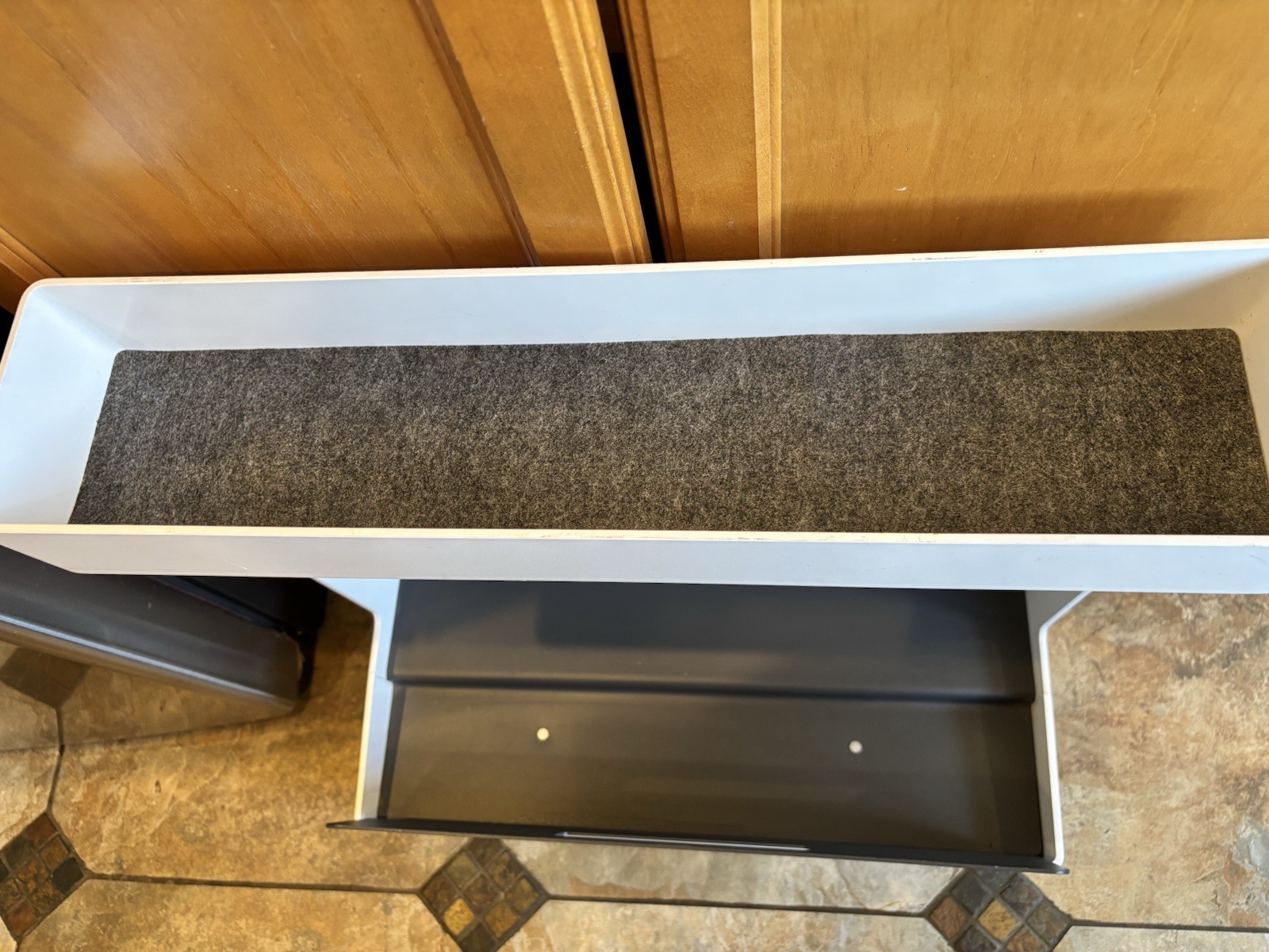 Steelcase SOTO Mobile Desk Caddy on Casters Workspace Storage 21x 9x 24