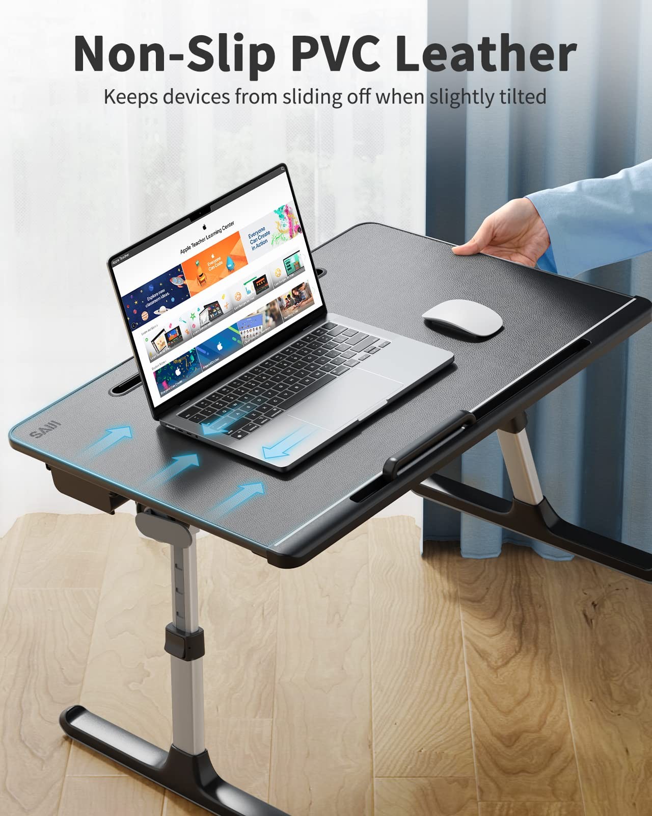 Laptop Bed Tray Desk Saiji X-Large Adjustable Laptop Table Foldable Laptop Desk