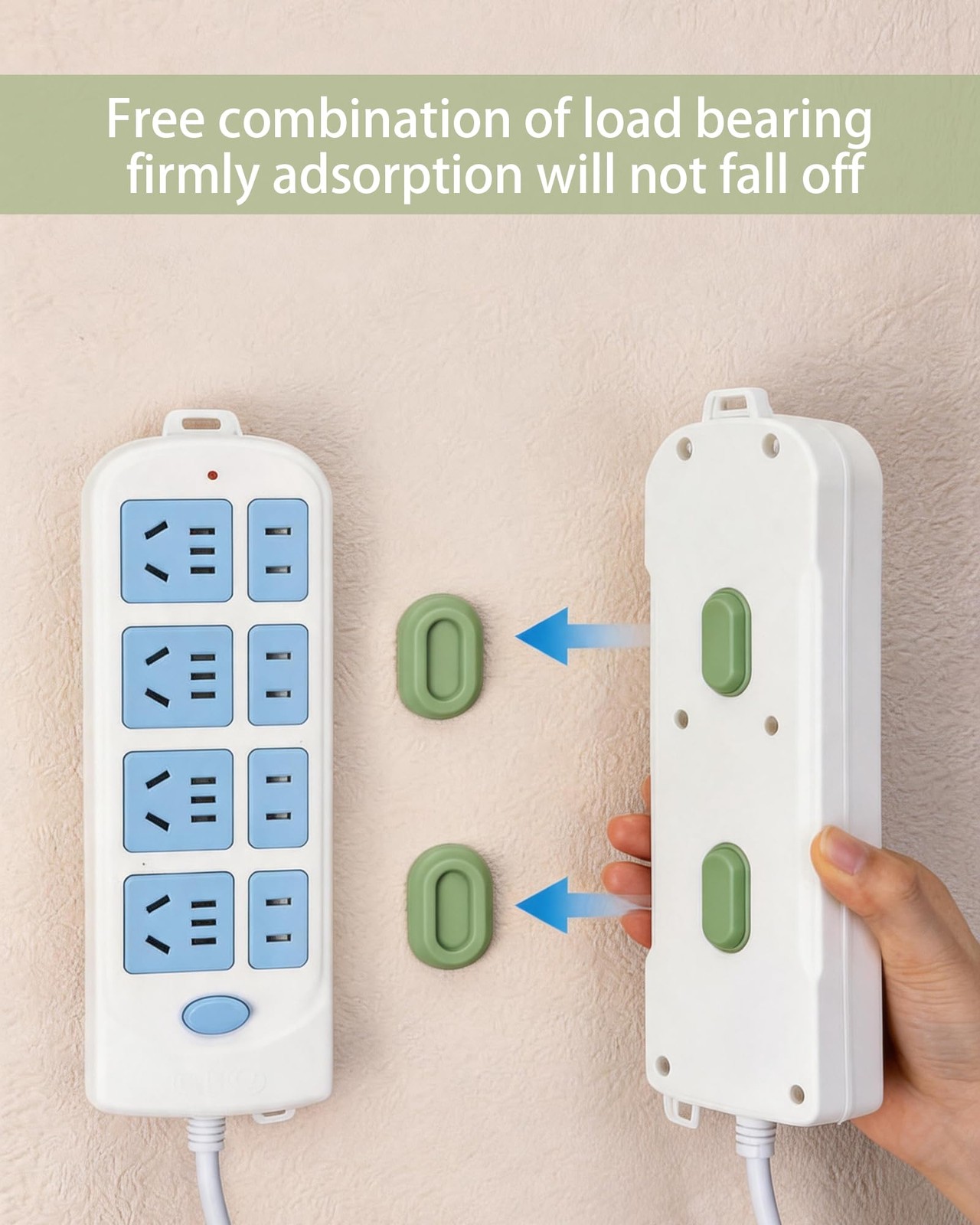 4-Pack Magnetic Remote Control Holder – Silicone Wall Mount Organizer with Se…
