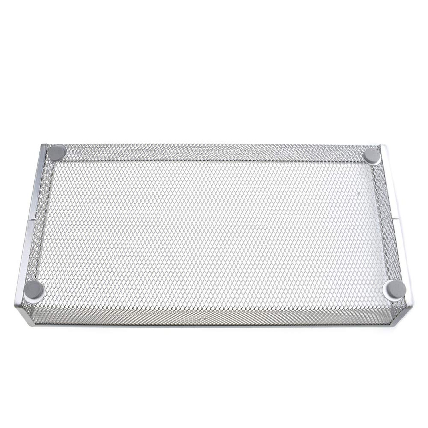 HAHIYO Stackable Mesh Tray Cup 12 x 6 x 2 inches Sturdy Container for Desk Dr…