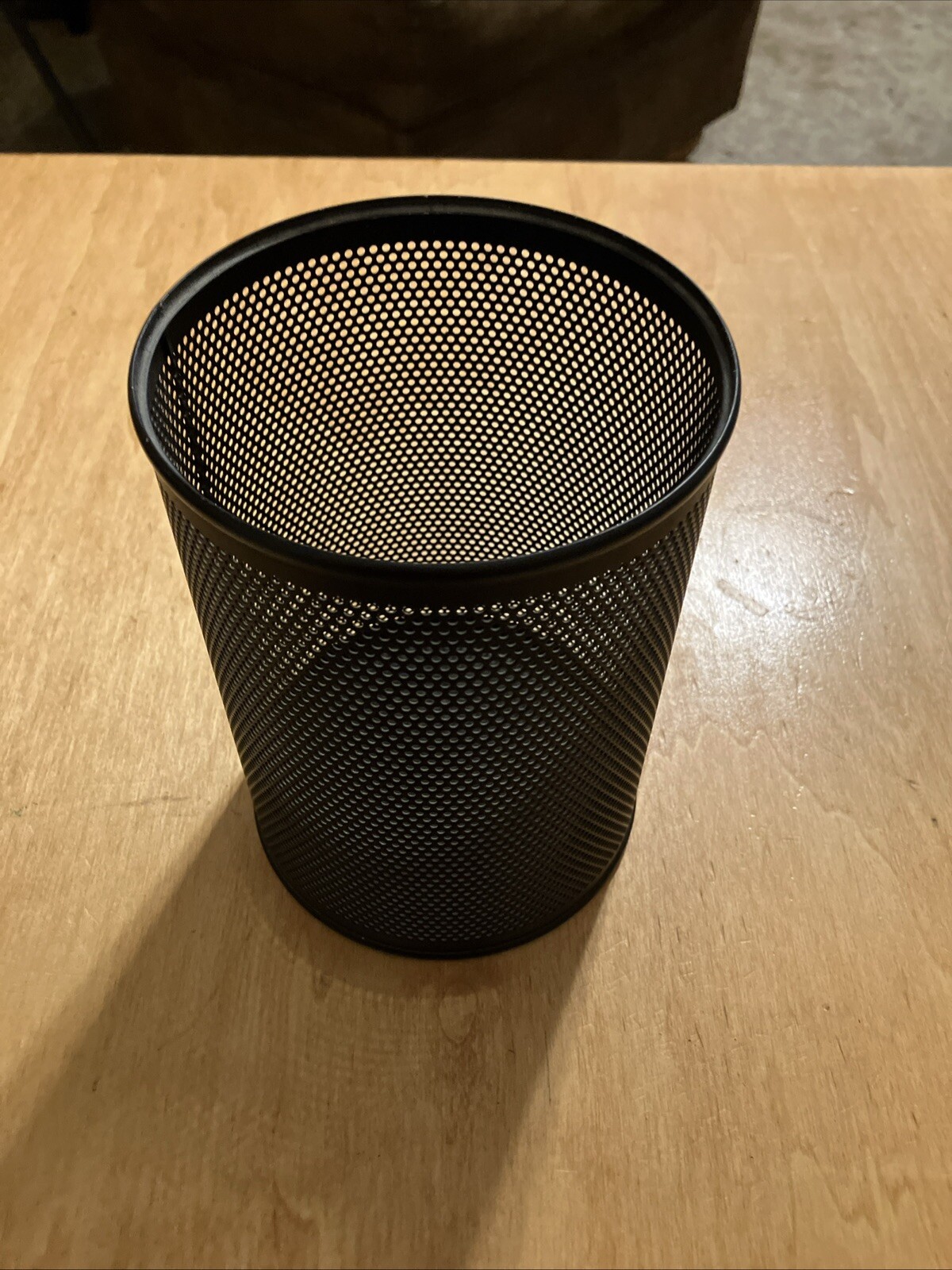 Newell Office Products Black Wire Mesh Container 6 x 4.5 Inches