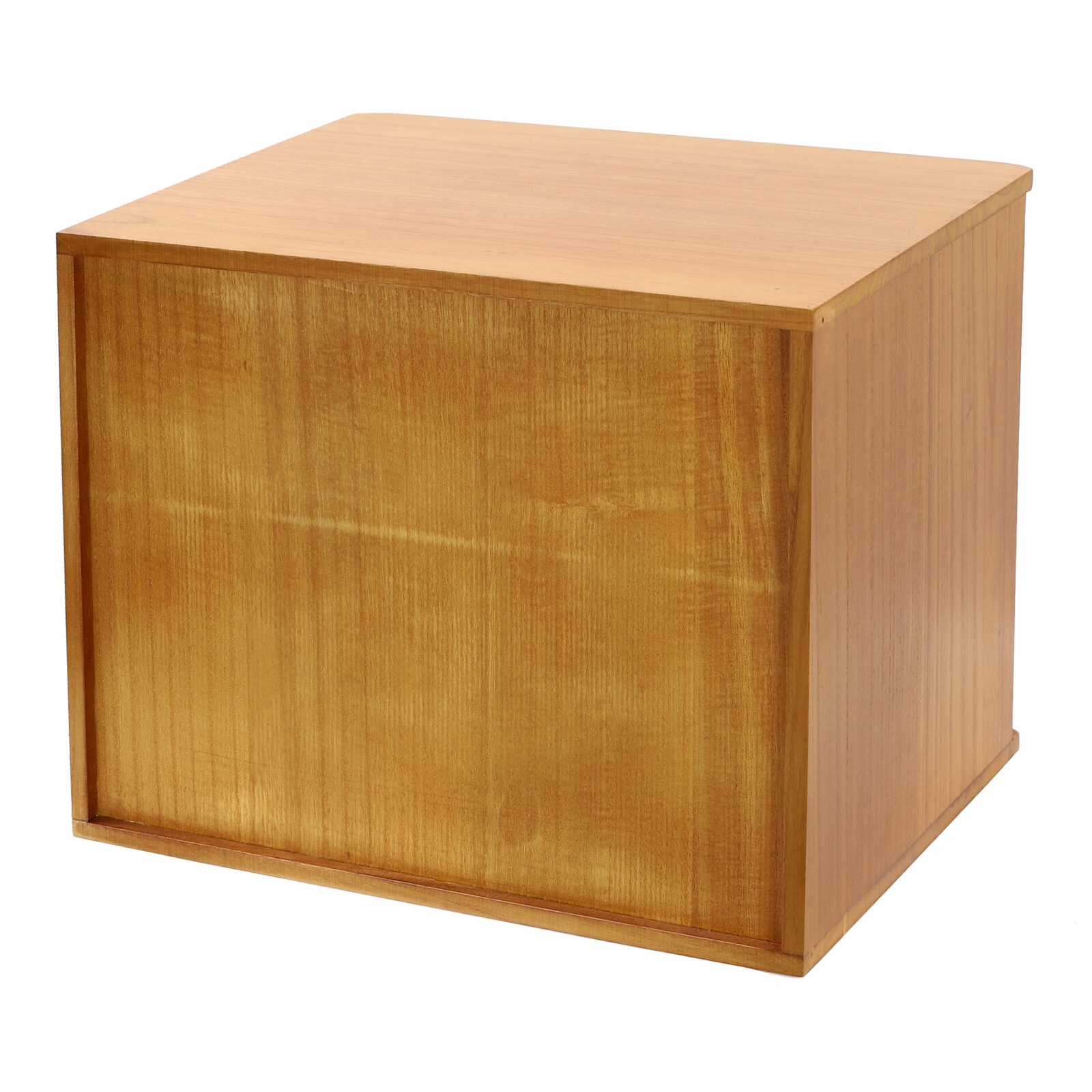 Wooden Desktop Storage Box 3-Tier Desk Organizer w/ Lockable Drawers 30kg max.