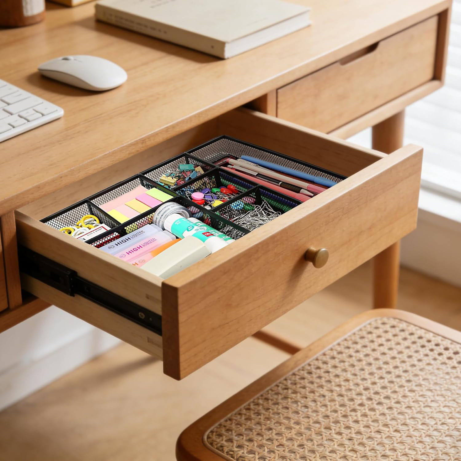 Desk Drawer Organizer Tray,Drawer Organizer for Office and Home,Desk Organizer w