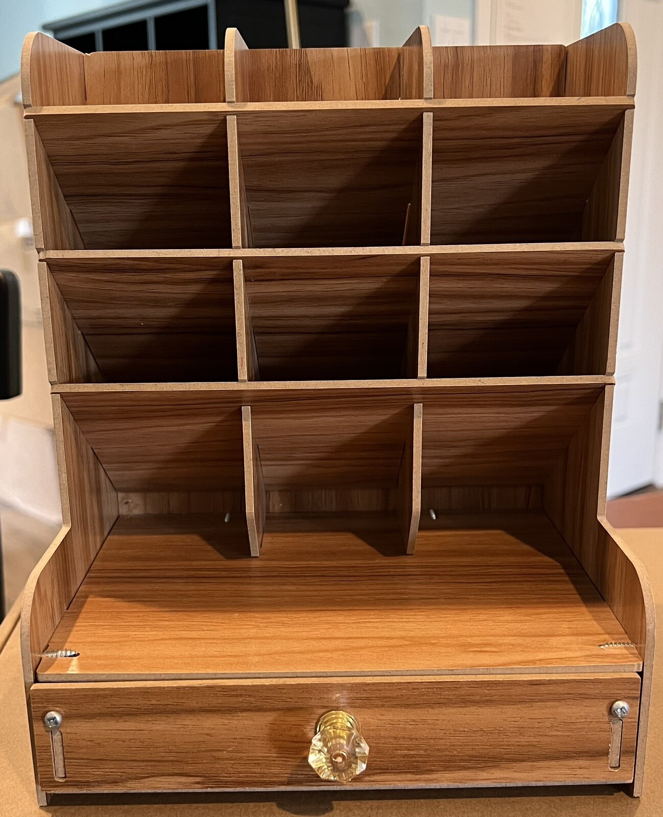 Multi Compartment Drawing Pen Holder with Drawer – A0095