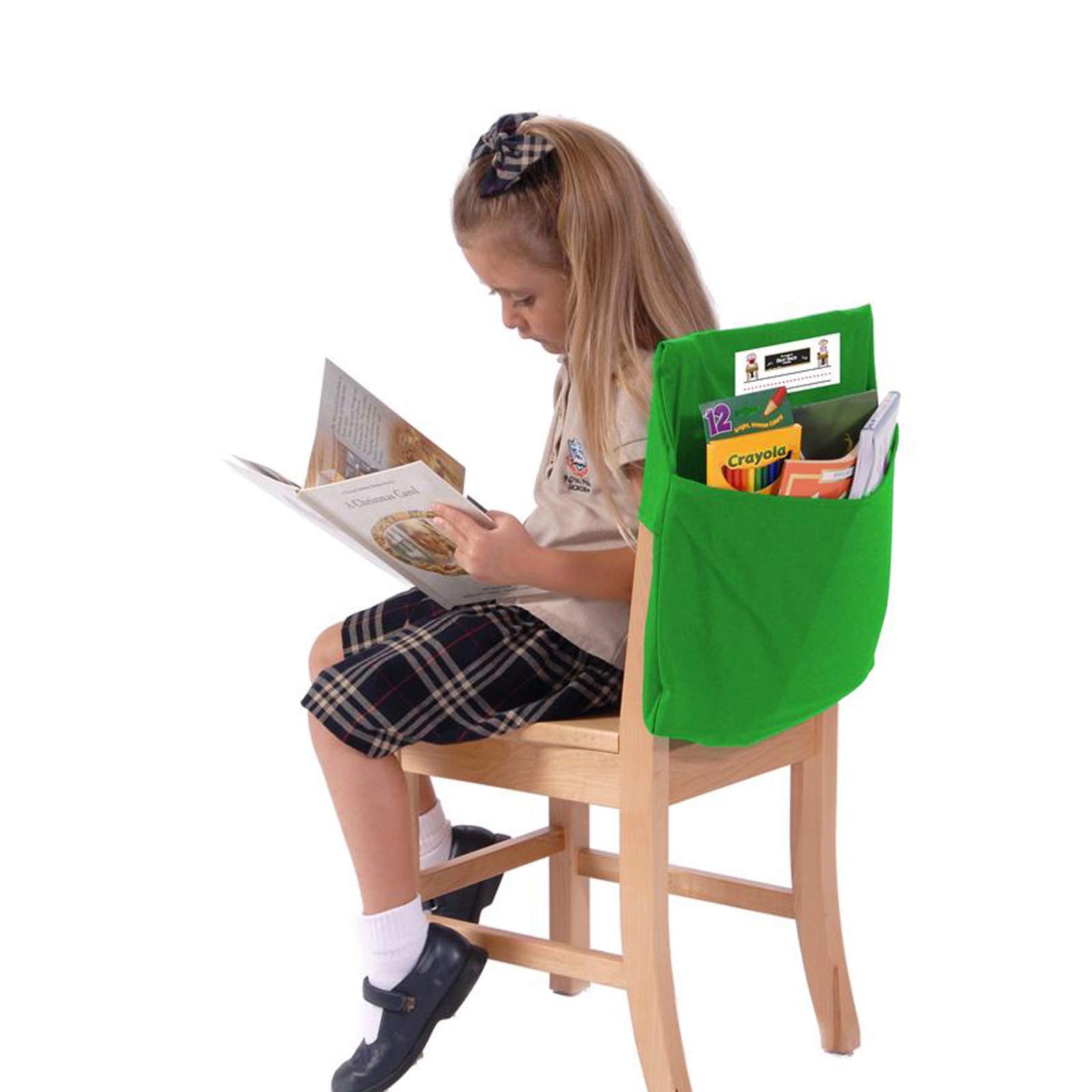 Storage Pocket Standard Organizer 14 Inch Green Classroom Office Supply