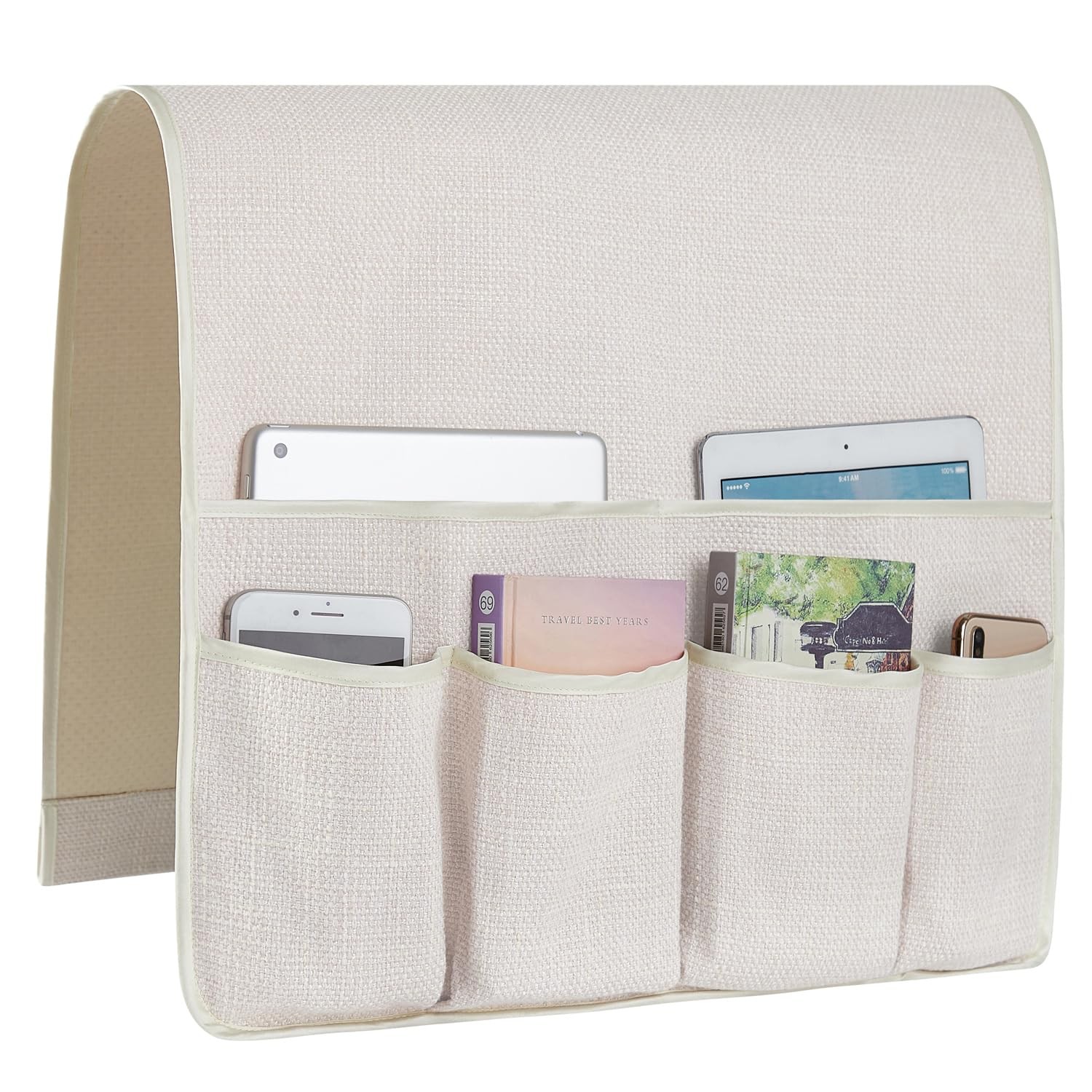 Sofa Armrest Organizer Non-Slip Arm Chair Hanging Caddy Remote Control Holder…