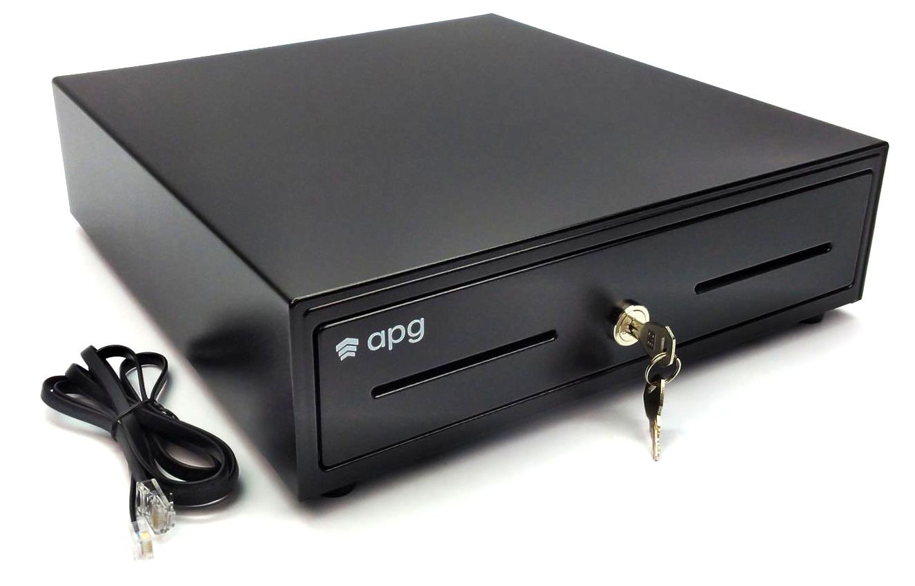 APG Arlo Point of Sale Cash Drawer 4 Bill 5 Coin Lockable EKDS320-1-B330-A11