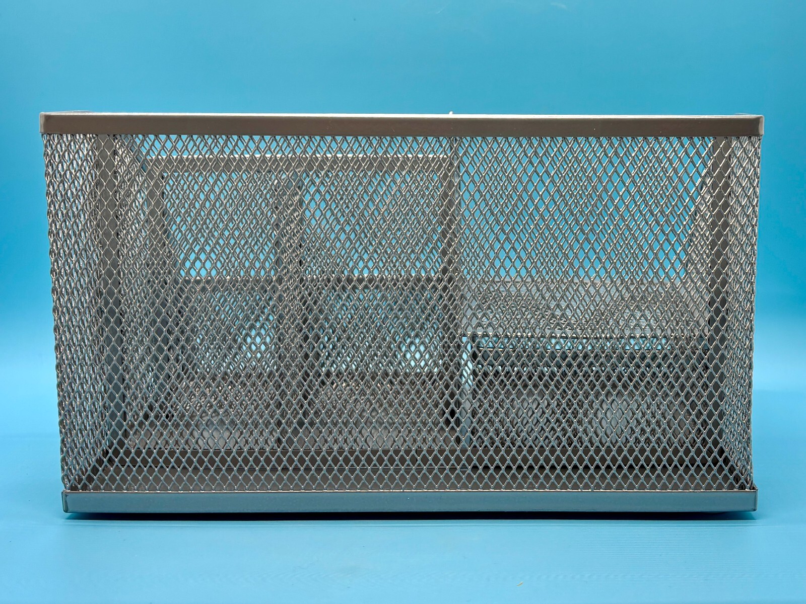 Annova Silver Wire Mesh Desk Organizer 6 Compartments + Drawer – NEW!