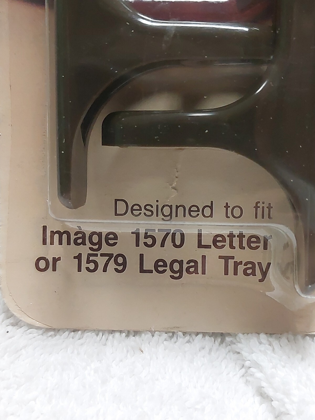2 Eldon Image 1500 No 1539 Stacking Support 1570 Letter/1579 Legal Tray Brown