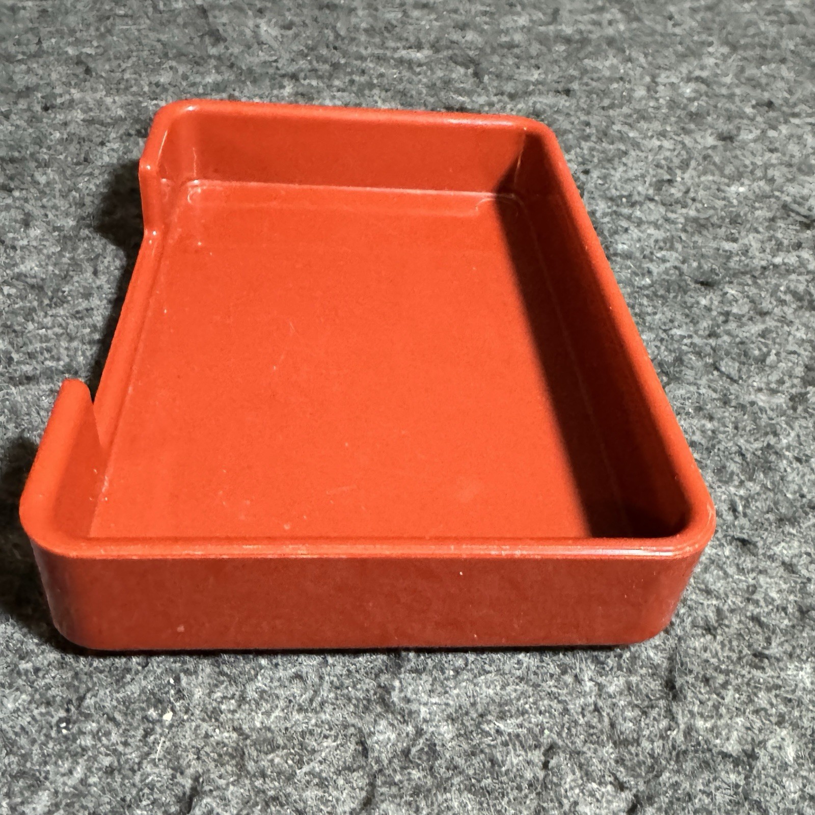 VTG MCM Smokador Memo Box No-205 Small Burnt Orange Retro Rare