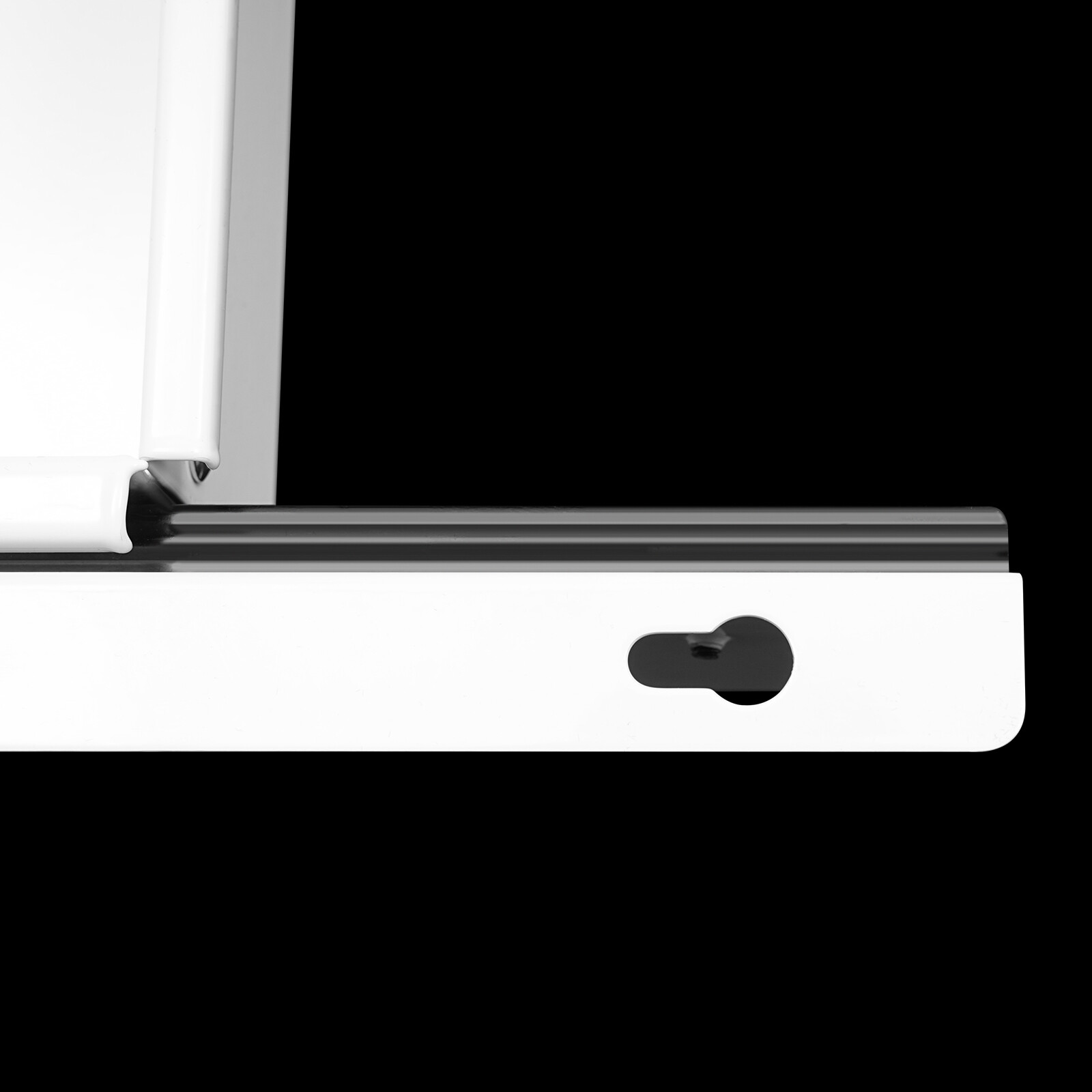 33in White Space Saver Sliding Under Desk Storage Drawer Pull-out Drawer White