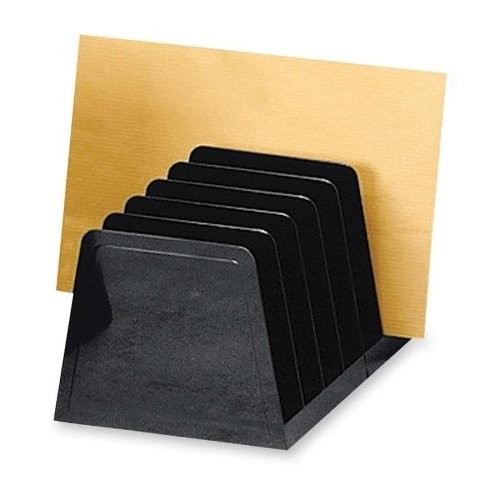 Sparco SPR11876 Desk Sorter 7 Compartment Black 4.8″ Height