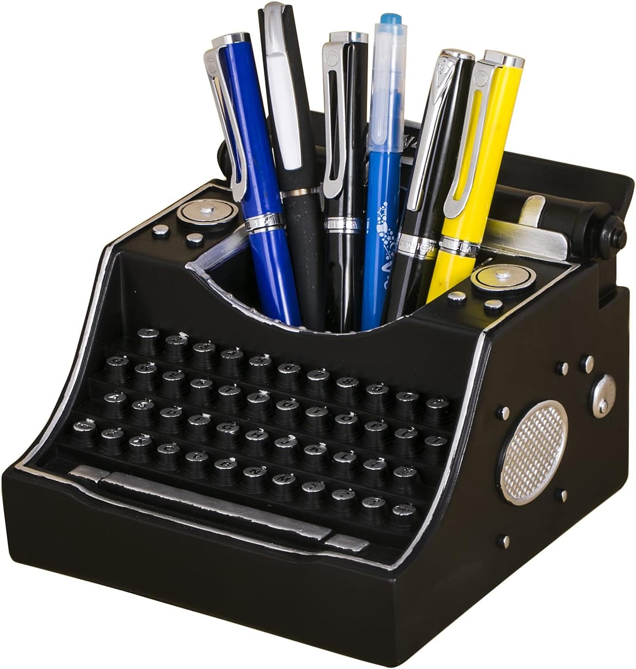 Retro Typewriter Pen Holder Vintage Desk Accssories Unique Cool Gifts for Writer