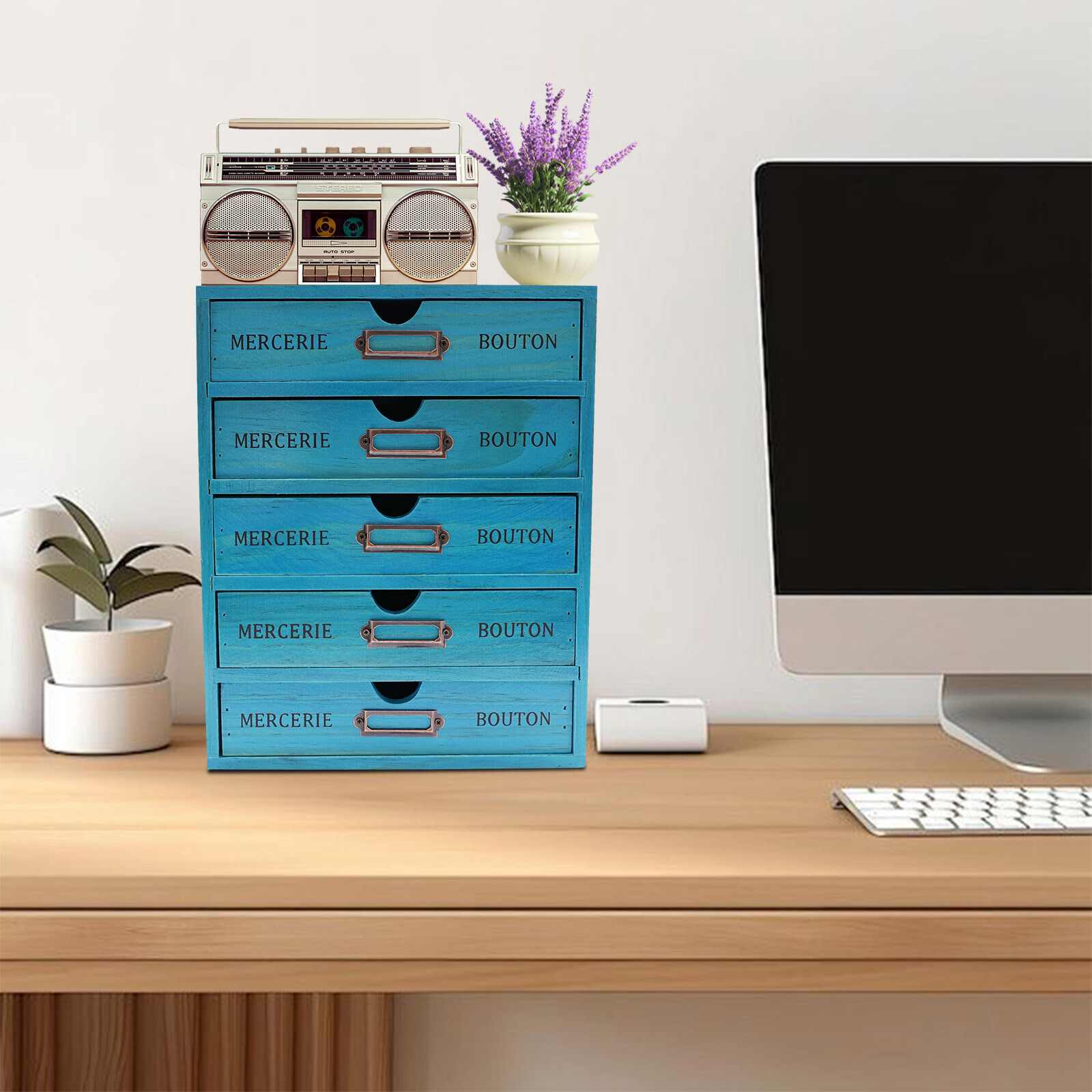 New 5-Tier Drawer Cabinet | Desktop Organizer Box | File Drawer Organizer SALE.