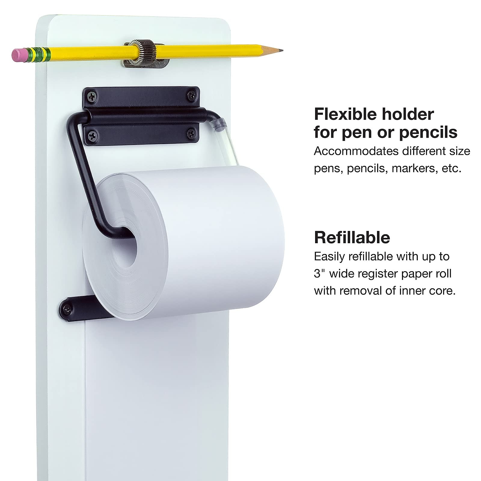 Excello Global Products Wall Mounted Note Paper Dispenser A 160 Foot Roll Of