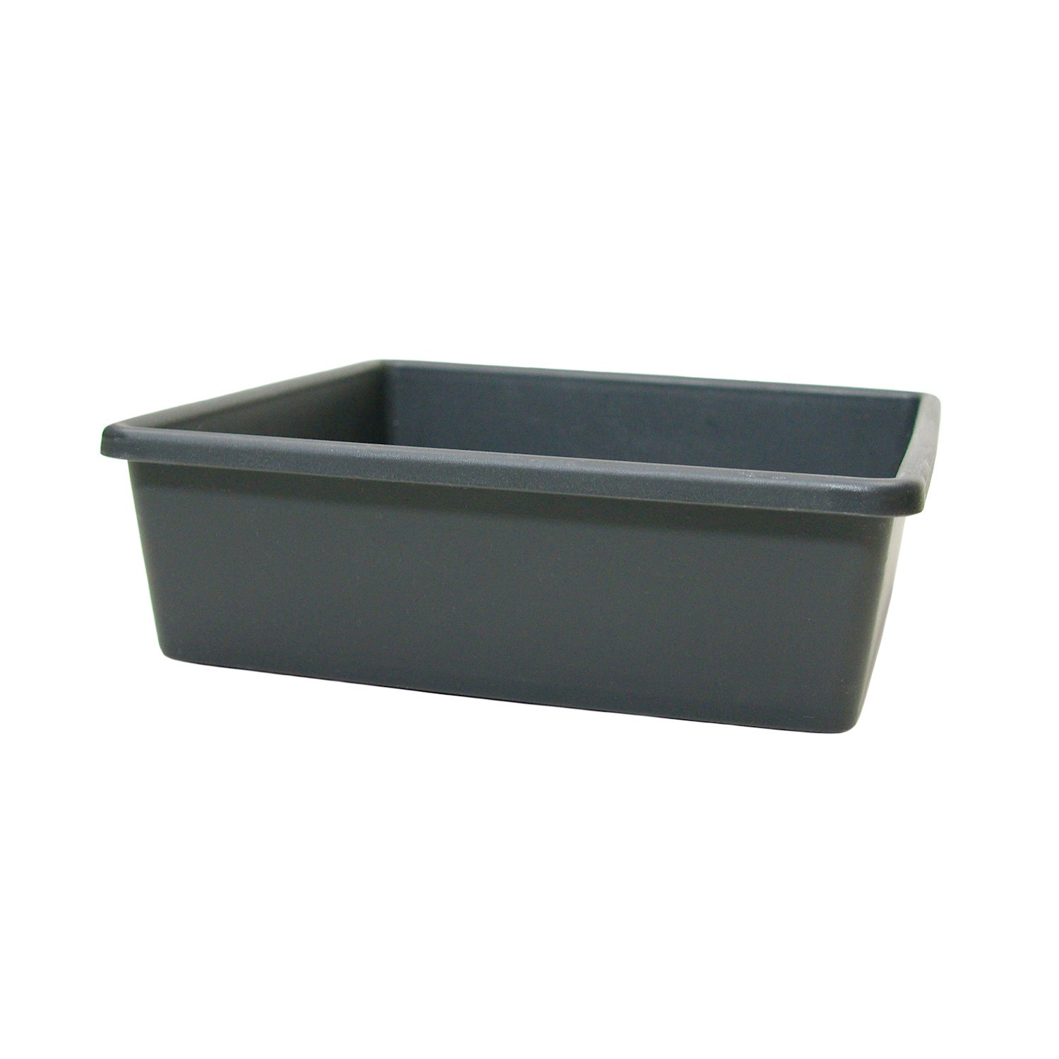 Madesmart Square Single Compartment Organizer Tray Lined Plastic Storage Bin